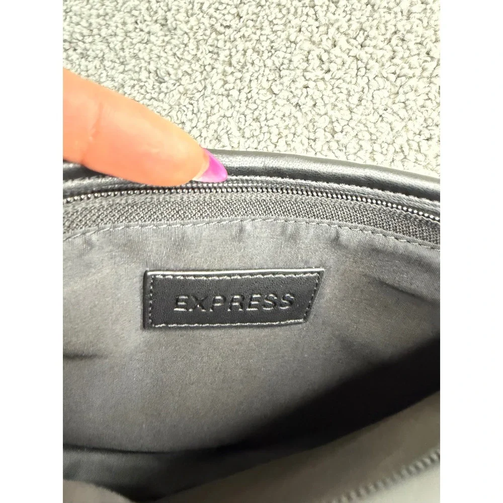 Express black faux